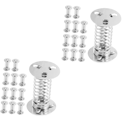 ibasenice 24 Stck Teiliges Wackelfedern aus Robustem für DIY Puppenbasis Flexible Federn mit Selbstklebender Rückseite zum Basteln von Wackelnden Deko Figuren für Auto und von ibasenice