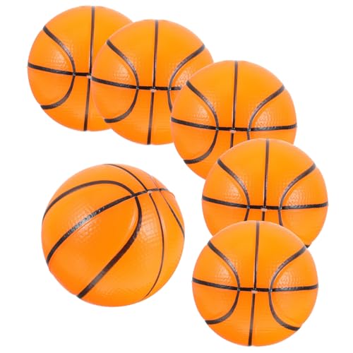 ibasenice 24 Stück Teiliges Mini Basketball Stressbälle aus Leichtem Pu Schaum Quetschbar und Hüpfend als Partygeschenk Tisch deko für Sportfans zum Stressabbau und Spielspaß von ibasenice