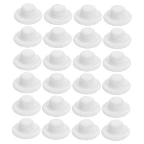 ibasenice 24 Stück Teiliges Miniatur Mini Filz Hochzeits Party Bastelset Kleine Miniaturfilz Hüte für Puppen Dekoration Weihnachten Geburtstagsfeier Kreative Accessoires von ibasenice
