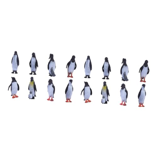 ibasenice 24 Stück Teiliges Realistischer Pinguin Modelle aus Hochwertigem Resin Detailgetreue Meeres tierfigur als Foto Requisite und Pädagogisches von ibasenice