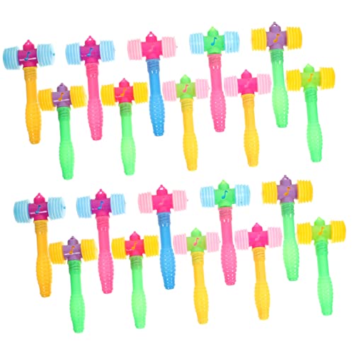 ibasenice 24 Teiliges Kinderspielzeug Hammer Set Mit Quietschfunktion Bunte BB Hämmer Für Klopfen Und Hammer Ideal Ab 12 Monaten von ibasenice