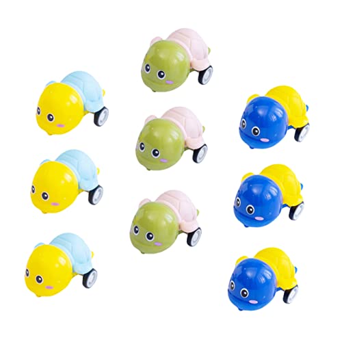 ibasenice 24Pcs Kleine Schildkröte zieht Auto zurück interaktives deko Tierförmiges kleine spielzeuge Cartoon-Auto- Autospielzeug für Abs von ibasenice