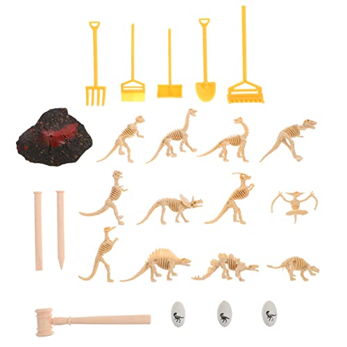 ibasenice 24St Dinosaurier-Skelett Dinosaurierspielzeug Spielzeugfelsen archäologisch Figur Welt interaktives kinderspielzeug Unterrichtsmodell DIY Lernspielzeug Abs ibasenice 24St Dinosaurier-Skelett Dinosaurierspielzeug Spielzeugfelsen archäologisch Figur Welt interaktives kinderspielzeug Unterrichtsmodell DIY Lernspielzeug Abs von ibasenice