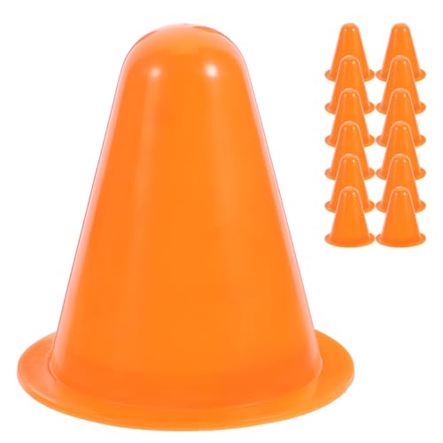 ibasenice 25 Stück Eislaufhindernisse Rollschuhlaufen Skaten Kunststoff-Pylone für Rollschuhe Skateboard Zapfen Trainingskegel für Bohrer Hindernisparcours drinnen Sportmarker Plastik Orange ibasenice 25 Stück Eislaufhindernisse Rollschuhlaufen Skaten Kunststoff-Pylone für Rollschuhe Skateboard Zapfen Trainingskegel für Bohrer Hindernisparcours drinnen Sportmarker Plastik Orange von ibasenice