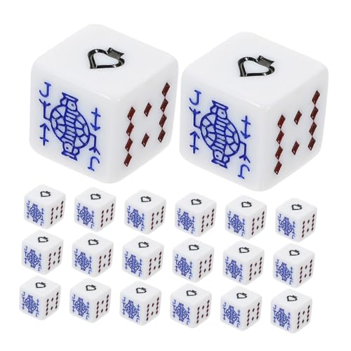 ibasenice 25 Stück Teiliges Poker Würfel Set Acryl Würfel mit Quadratischen Ecken für Familienspiele und Party Unterhaltung Langlebige Spielwürfel für Poker und Brettspiele ibasenice 25 Stück Teiliges Poker Würfel Set Acryl Würfel mit Quadratischen Ecken für Familienspiele und Party Unterhaltung Langlebige Spielwürfel für Poker und Brettspiele von ibasenice