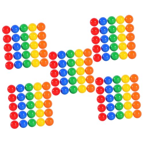 ibasenice 250 STK Lotteriekugel lustige Lottokugeln farbige Bingokugeln tischtennisplatten Tischtennis bälle Nahtlose Plastikbälle Aktivitätspartybälle hohl Spielzeug Requisiten Spielset von ibasenice