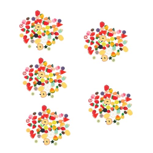 ibasenice 250 STK Puppenhaus-Simulationsfrucht schreibtischdeko Schreibtisch deko Dekorationen schmücken Mini-Modell mit lebensechten Früchten Mini-Fake-Früchte-Dekor künstlich Requisiten von ibasenice