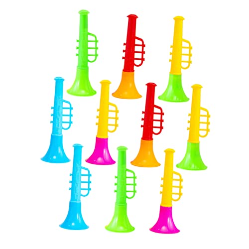 ibasenice 25st Trompete Lufthörner Trompetenkinder Kleine Spielzeugtrompete Trompetenspielzeug Für Bühnenauftritt Trompete Mini-Instrument- Horn Bläst Abs von ibasenice