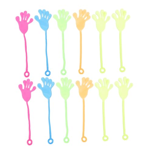 ibasenice 28 Stücke Tricky Little Hands Finger Klebrige Klammer Lolly Zauberstab Sticks Füllstoffe Zappeln Squishy Party Gefälligkeiten Für Wand Crawler Weiche Gummi von ibasenice