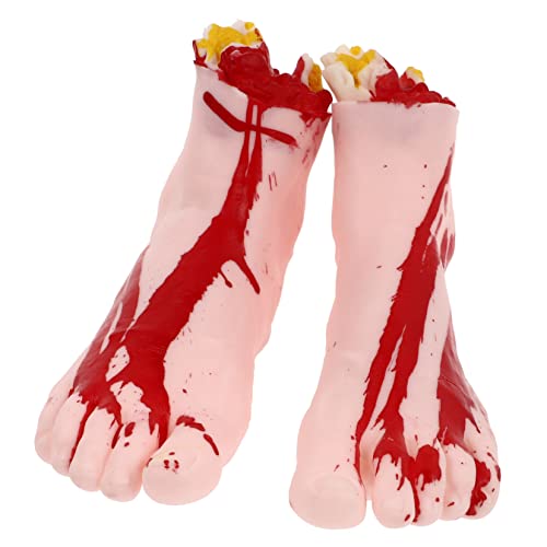 ibasenice 2Pcs Halloween blutige Hand Füße Stütze Streich Halloween-Bälle Kostüm Halloween Party Halloween Scherzartikel Requisiten für gefälschte Fußtricks künstliche Füße Vinyl ibasenice 2Pcs Halloween blutige Hand Füße Stütze Streich Halloween-Bälle Kostüm Halloween Party Halloween Scherzartikel Requisiten für gefälschte Fußtricks künstliche Füße Vinyl von ibasenice