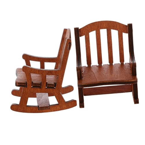 ibasenice 2Pcs Puppenhaus Schaukel Stuhl Dekoration Schlafzimmer Bedroom Decor holzstuhl Mädchen Miniaturen Miniatur-Schaukelstuhl- Miniatur-Schaukelstuhl für Figuren hölzern Coffee ibasenice 2Pcs Puppenhaus Schaukel Stuhl Dekoration Schlafzimmer Bedroom Decor holzstuhl Mädchen Miniaturen Miniatur-Schaukelstuhl- Miniatur-Schaukelstuhl für Figuren hölzern Coffee von ibasenice