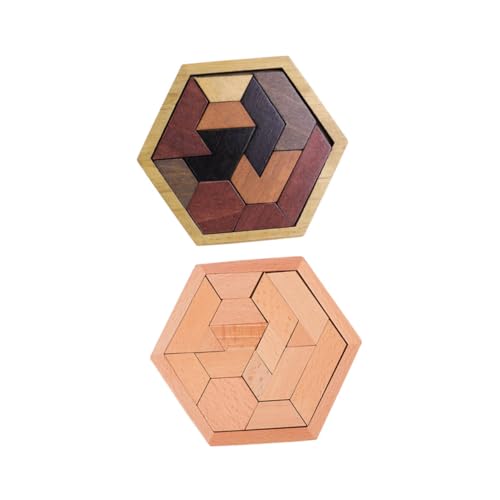 ibasenice 2Sätze Hexagon Holzrätselspielzeug Montessori Hölzernes Tangram Puzzle für Fördert Kreative Fähigkeiten und Hand Augen Koordination Sicher und Hautfreundlich ibasenice 2Sätze Hexagon Holzrätselspielzeug Montessori Hölzernes Tangram Puzzle für Fördert Kreative Fähigkeiten und Hand Augen Koordination Sicher und Hautfreundlich von ibasenice