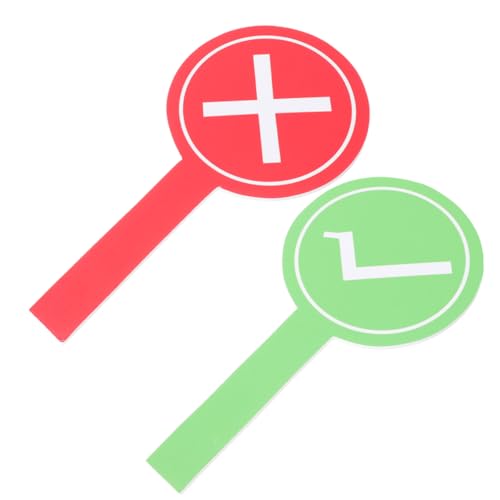ibasenice 2St Abstimmungszeichen für Partys mit Fragen Lehrspielzeug tragbares Whiteboard Laufstall für Mini-Stoppschild Paddelbrett für Schaum ibasenice 2St Abstimmungszeichen für Partys mit Fragen Lehrspielzeug tragbares Whiteboard Laufstall für Mini-Stoppschild Paddelbrett für Schaum von ibasenice