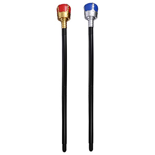 ibasenice 2St Cosplay-Stock Königszepter Kostüm Gehstock Dekorationen Halloween- Zubehör Halloween Party Halloween Zauberstab Requisiten Cosplay Kostüm Stütze Plastik ibasenice 2St Cosplay-Stock Königszepter Kostüm Gehstock Dekorationen Halloween- Zubehör Halloween Party Halloween Zauberstab Requisiten Cosplay Kostüm Stütze Plastik von ibasenice
