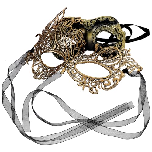 ibasenice 2St Halbspitzenmasken halloween masken halloweenmaske masken zu halloween masken für halloween Gesicht Maskerade Masken verkleiden Halloween-Maskenstütze Plastik Golden ibasenice 2St Halbspitzenmasken halloween masken halloweenmaske masken zu halloween masken für halloween Gesicht Maskerade Masken verkleiden Halloween-Maskenstütze Plastik Golden von ibasenice