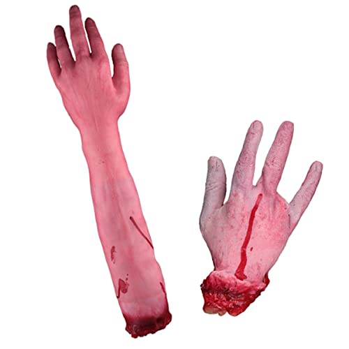 ibasenice 2 Stücke Seltsame Sachen Halloween Streich Werkzeug Gebrochene Hand Fuß Party Gruselig Spielzeug Gefälschte Spielzeug Trick Spielzeug von ibasenice