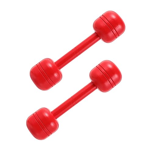 ibasenice 2St Holzhantel für turngeräte für hanteln für für Armtraining hanteln -Fitness- für Kindergartenkinder hölzern rot ibasenice 2St Holzhantel für turngeräte für hanteln für für Armtraining hanteln -Fitness- für Kindergartenkinder hölzern rot von ibasenice