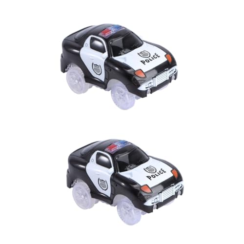 ibasenice 2St Kinder puppenwagen kinderspielzeug Auto Spielzeug für elektronische Autos Mini-Auto-Spielzeug lauflernwagen Mini-Spielzeug Rennautos Auto Spielzeug LKW Spur Spielset Modell von ibasenice