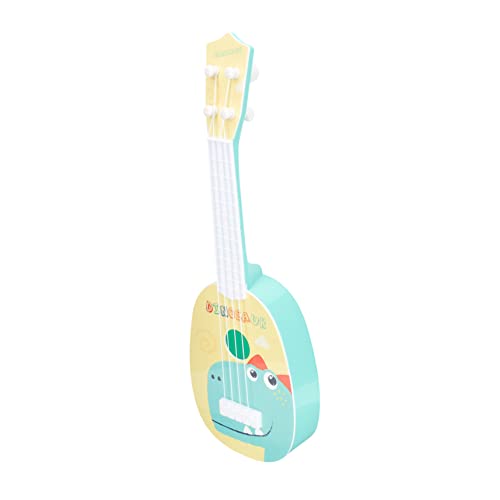 ibasenice 2St Lernspielzeug für Kinder Plastikinstrument Kinder Lernen Spielzeug Musikinstrumente Modelle Gitarrenmodell frühes musikalisches Lernspielzeug klein Ukulele Saiteninstrument Abs von ibasenice