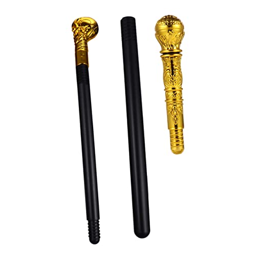 ibasenice 2St Königszepter Halloween Halloween Toys partyzubehör Kinderparty Zubehör kinderspielzeug für Kostüm Spazierstock Bühne Plastik Golden ibasenice 2St Königszepter Halloween Halloween Toys partyzubehör Kinderparty Zubehör kinderspielzeug für Kostüm Spazierstock Bühne Plastik Golden von ibasenice