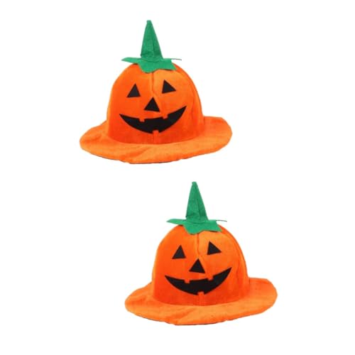 ibasenice 2St Kürbishut Halloween-Hut Halloween-Thema Hüte Halloween-Partyhut bilden Kleidung von ibasenice