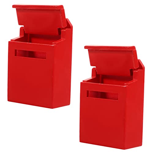 ibasenice 2St Letterbox-Modell Bausatz Dekoration Miniaturen Postfächer bastelset bastelmaterial für Postfach im Mikro-Landschaftsformat winziges Figurendekor hölzern rot ibasenice 2St Letterbox-Modell Bausatz Dekoration Miniaturen Postfächer bastelset bastelmaterial für Postfach im Mikro-Landschaftsformat winziges Figurendekor hölzern rot von ibasenice