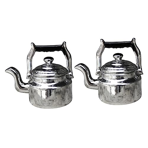 ibasenice 2St Mini Wasserkocher Spender Miniaturfiguren Puppenhausartikel Puppenstuben-Teekannen für kinderspielzeug Mini- - Küche Mini-Wasserkocher Legierung Silver ibasenice 2St Mini Wasserkocher Spender Miniaturfiguren Puppenhausartikel Puppenstuben-Teekannen für kinderspielzeug Mini- - Küche Mini-Wasserkocher Legierung Silver von ibasenice