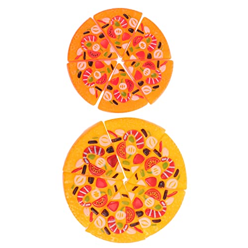ibasenice Kinder-kreativität 2-teiliges Pizza-spielset Schneidefunktion Interaktives Lernspielzeug Für Kinder Zufälliger Stil von ibasenice
