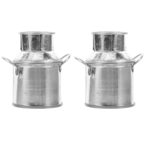 ibasenice 2 Stücke Miniatur Metall Eimer Puppe Mini Vase Für Home Miniatur Ornament Mini Krug ibasenice 2 Stücke Miniatur Metall Eimer Puppe Mini Vase Für Home Miniatur Ornament Mini Krug von ibasenice