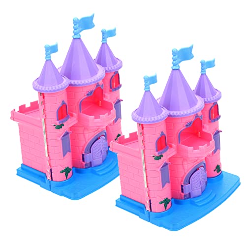 ibasenice 2St Schlossspielzeug für kinderspielzeug Miniature House für Rollenspiele playmobilhauser Modelle von Puppenburgen Mini-Landschaftsschloss Plastik ibasenice 2St Schlossspielzeug für kinderspielzeug Miniature House für Rollenspiele playmobilhauser Modelle von Puppenburgen Mini-Landschaftsschloss Plastik von ibasenice