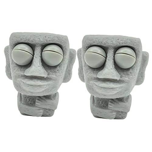 ibasenice 2St Squeeze-Pop- für kinderspielzeug für Erwachsene Kleidung gleiten Beute Stressspielzeug entzückendes dehnbares Vinyl Grey von ibasenice