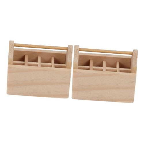 ibasenice Mini-werkzeugkasten-Set Miniatur-aufbewahrungsbox Aus Holz Für Ihr Mini- - von ibasenice