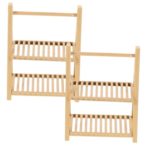 ibasenice 2St für kinderspielzeug spielsachen Kid Toys weinachtsgeschte Puppenhaus-Miniatur Miniaturmöbel winzige Hausdekorationen Fotografie-Modellregal Holz ibasenice 2St für kinderspielzeug spielsachen Kid Toys weinachtsgeschte Puppenhaus-Miniatur Miniaturmöbel winzige Hausdekorationen Fotografie-Modellregal Holz von ibasenice