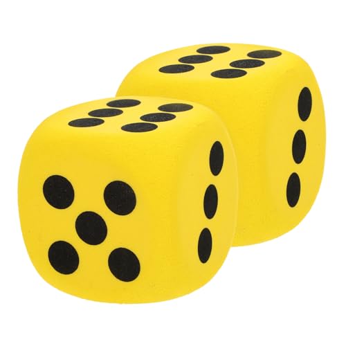 ibasenice Großes Würfelspielzeug 6 cm Große Würfel Für Kinder Schaumstoffwürfel-Set Klassenzimmer-partyspiel Interaktives Lernwerkzeug von ibasenice