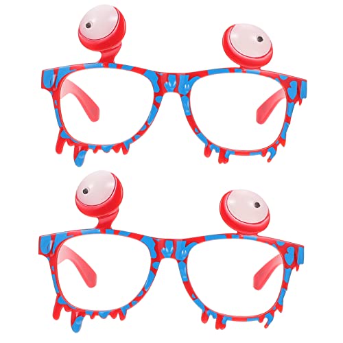 ibasenice 2St lustige Brille ovale Retro-Sonnenbrille Halloween- Steampunk-Sonnenbrille Halloween Party Halloween Augen einzigartige Halloween-Brille Halloween-Requisiten PC-Rahmen ibasenice 2St lustige Brille ovale Retro-Sonnenbrille Halloween- Steampunk-Sonnenbrille Halloween Party Halloween Augen einzigartige Halloween-Brille Halloween-Requisiten PC-Rahmen von ibasenice