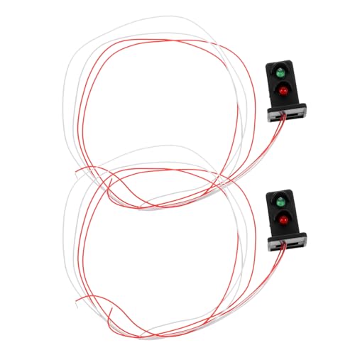 ibasenice 2St modellbahn Lichter Bausätze Mini-Signallicht- Zuganlage Lichtmodell Mini- Messgerät Plus ampelschirm Miniatures Mini-Signallichtmodell Simulation Ampel Metall ibasenice 2St modellbahn Lichter Bausätze Mini-Signallicht- Zuganlage Lichtmodell Mini- Messgerät Plus ampelschirm Miniatures Mini-Signallichtmodell Simulation Ampel Metall von ibasenice
