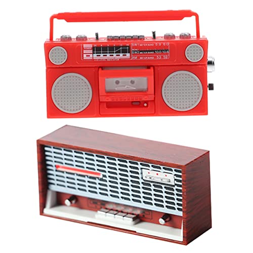 ibasenice 2Stücke Retro Radio Puppenhaus Zubehör Realistische Deko Für Puppenmöbel Für Fördert Kreativität Und Feinmotorik ibasenice 2Stücke Retro Radio Puppenhaus Zubehör Realistische Deko Für Puppenmöbel Für Fördert Kreativität Und Feinmotorik von ibasenice