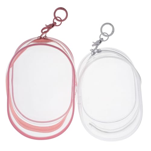 ibasenice 2Stücke Transparente Puppen Display Tasche mit Schlüsselanhänger Tragbare PVC Organisator für Sammlerstücke für Mini Figuren und Puppenliebhaber ibasenice 2Stücke Transparente Puppen Display Tasche mit Schlüsselanhänger Tragbare PVC Organisator für Sammlerstücke für Mini Figuren und Puppenliebhaber von ibasenice