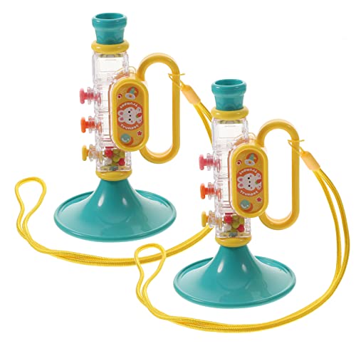 ibasenice 2Stücke Trompeten Kreatives Trompetenspielzeug Für Spielzeuge Für Kinderparty Instrument Für Kleine Musiker von ibasenice