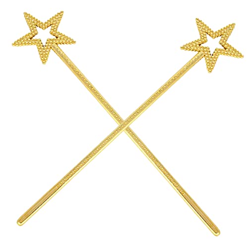 ibasenice 2er Set Glitzernde Feenstäbe Sternzauberstäbe Für ädchen Kostü Requisiten Feenliebhaberinnen Partyaccessoires Für Kindergeburtstage von ibasenice