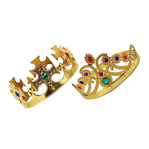 ibasenice 2st Festliche Kronen-tiara Die Krone Halloween Krone Cosplay Gefälschte Krone Königskrone Kostüm Geburtstagsfeier Krone Party-krone-kopfbedeckung Cosplay-krone Plastik ibasenice 2st Festliche Kronen-tiara Die Krone Halloween Krone Cosplay Gefälschte Krone Königskrone Kostüm Geburtstagsfeier Krone Party-krone-kopfbedeckung Cosplay-krone Plastik von ibasenice