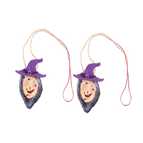 ibasenice 2st Halloween-Trick-Requisiten Kessel Gruselig Party Im Freien Augapfel Beängstigend Halloween-fensterlichter Fee Aufkleber Spinne Halloween-Ornamente Emulsion von ibasenice