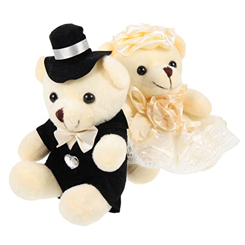 ibasenice 2st Hochzeitsbärenpuppe Riesiger Bär Figuren Plüsch Ausgestopft Großer Hase Ornamente Zwillingspuppen Der Bär Tragen Niedlich Babybär Neuheit Bärenpuppe Pp Baumwolle Weiß ibasenice 2st Hochzeitsbärenpuppe Riesiger Bär Figuren Plüsch Ausgestopft Großer Hase Ornamente Zwillingspuppen Der Bär Tragen Niedlich Babybär Neuheit Bärenpuppe Pp Baumwolle Weiß von ibasenice