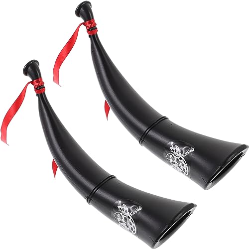 ibasenice Halloween-party-dekoration 2er-pack Piratenhorn-requisiten Für Cosplay-rollenspiele von ibasenice