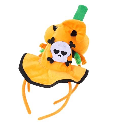 ibasenice 2stücke Halloween Kürbis Haarbänder Für Kreative Kopfbedeckungen Für Halloween-feiern Dekorative Stirnbänder Für Partys Vielseitige Cosplay Headdresses Leuchtendem Orange von ibasenice