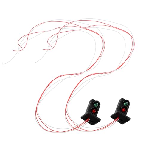 ibasenice 2st Modellbahn Lichter Plus Signal Messgerät Bausätze Miniaturen Auto Zappeln Sandkasten Kleine Ampeldekoration Mini-ampel Mini-landschaftslicht Abs ibasenice 2st Modellbahn Lichter Plus Signal Messgerät Bausätze Miniaturen Auto Zappeln Sandkasten Kleine Ampeldekoration Mini-ampel Mini-landschaftslicht Abs von ibasenice