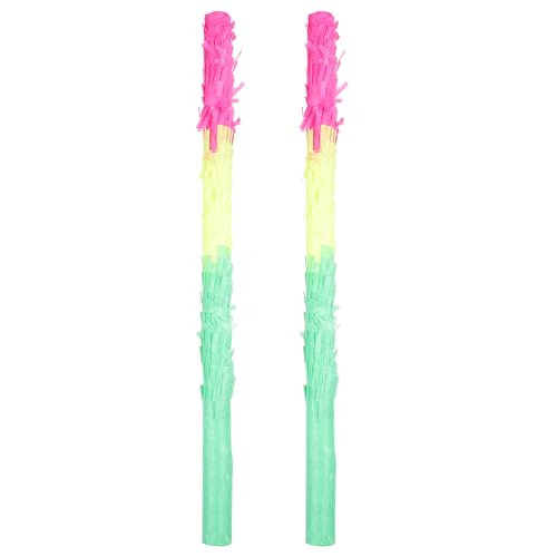 ibasenice Umweltfreundliche Fransenstäbe Aus Papier – 2er-pack Perfektes Partyspielzubehör Für Kinder Und Erwachsene von ibasenice