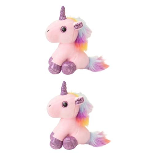 ibasenice 2st Plüschfigur Gefüllte Puppe Plüsch-babypuppe Mädchenspielzeug Tierspielzeug Plüschtier Spielzeug Für Mädchen Mädchenpuppen Mädchen Kuscheltiere Auto Für Kind Perlmutt Geldbörse von ibasenice