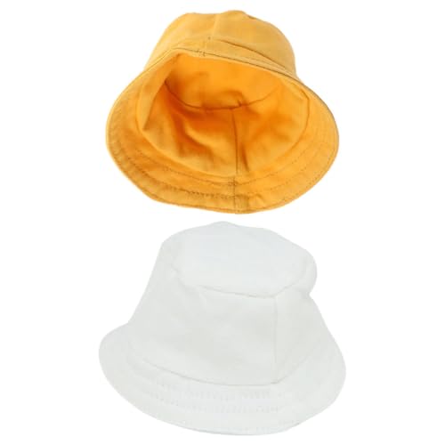 ibasenice 10cm Puppen Fischerhut Polyester Puppenkappe Ersatzkappe Für Puppen Dekorativer Kleiner Hut Puppenzubehör von ibasenice