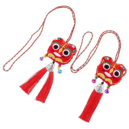 ibasenice 2st Tiger-anhänger Feng Shui Tiger Maskottchen Zum Aufhängen Plüsch Tiger Puppe Wohnkultur Ausgestopftes Tierspielzeug Plüschtiere Puppe Tiger-Maskottchen- Rot Stoff ibasenice 2st Tiger-anhänger Feng Shui Tiger Maskottchen Zum Aufhängen Plüsch Tiger Puppe Wohnkultur Ausgestopftes Tierspielzeug Plüschtiere Puppe Tiger-Maskottchen- Rot Stoff von ibasenice
